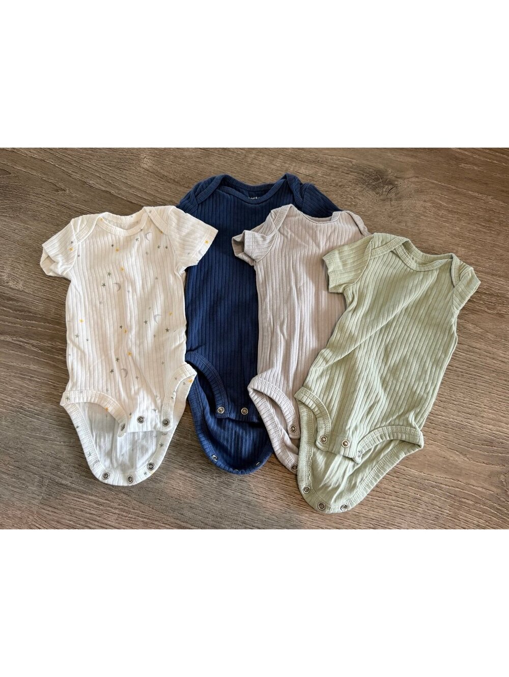Carter’s, Newborn, 4 piece short sleeve bodysuit onsies